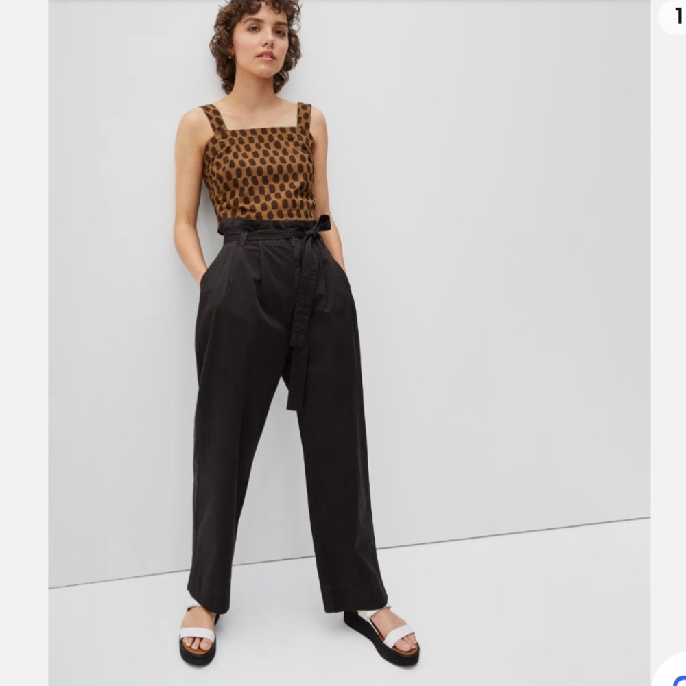 Everlane Paperbag Pant Black Size Small